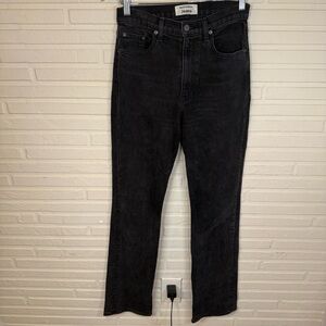 Reformation Black Erie Cindy Bootleg Jeans, Women’s Size 27